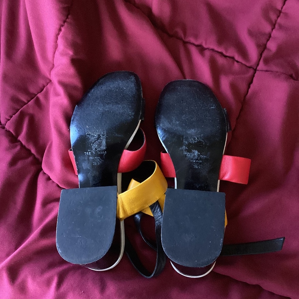 Rag & Bone Reese Block Heel Sandals In Color Mult… - image 5